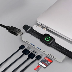 MacBookの機能を最大限に！ ワイヤレス充電もできる8in1高速USB-Cハブ「Trooss」が Makuake発売24時間以内に102万円達成！