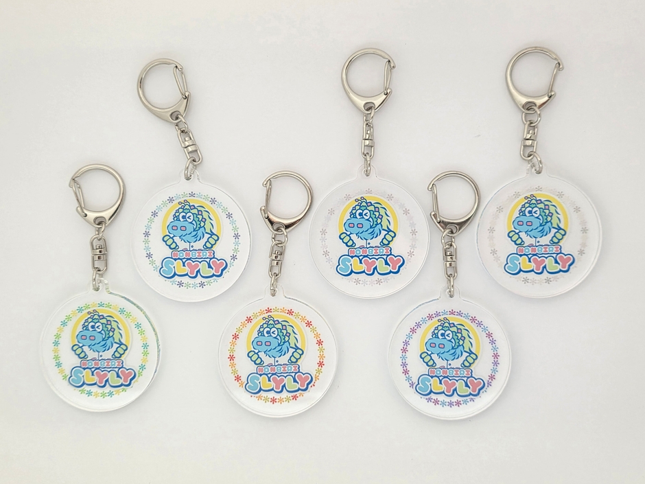 のんびりスラィリーアクリルキーホルダー6種類