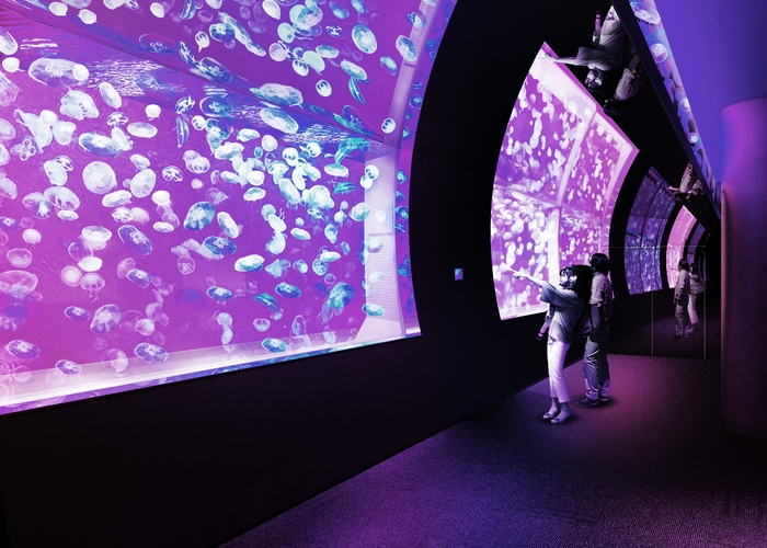 クラゲ大水槽<夜>