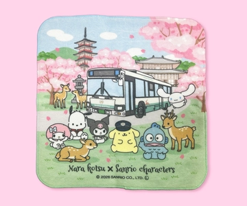 奈良交通×サンリオキャラクターズ コラボハンカチを発売！
