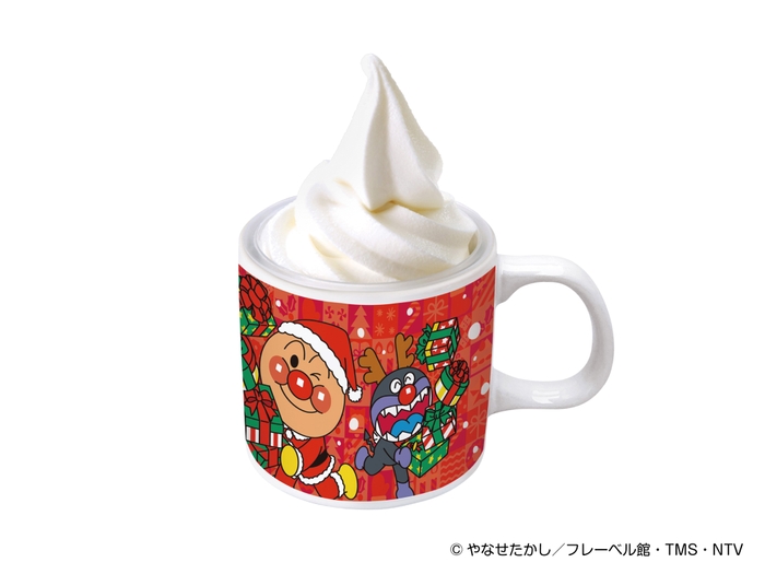 スーベニアミルキーソフト(クリスマス限定デザイン)　価格：1&#44;200円　店舗：ソフトクリームやさん