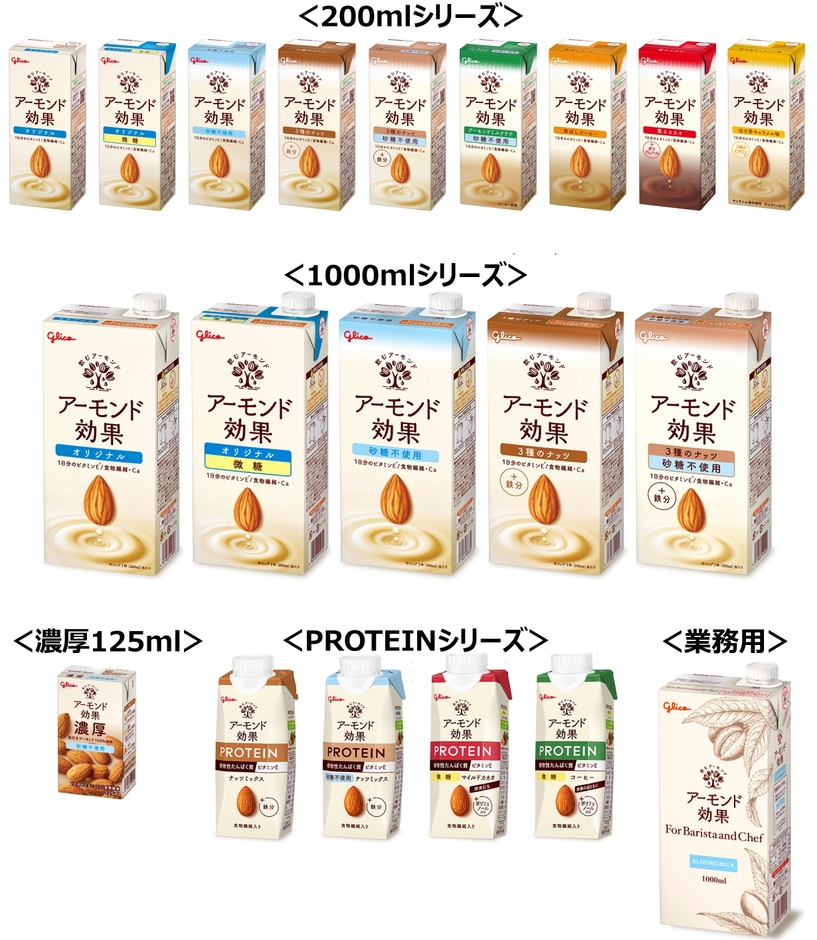 江崎グリコ株式会社 アーモンドミルク一覧