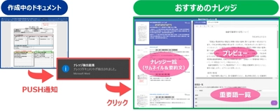 作成中のドキュメントをAIが自動分析し、参考資料をプッシュ通知 　図研プリサイト、ナレッジ製品の新バージョンをリリース