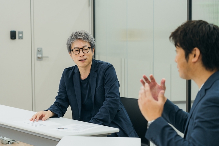 松下モータース 松下社長と田村淳 対面インタビュー写真(2)