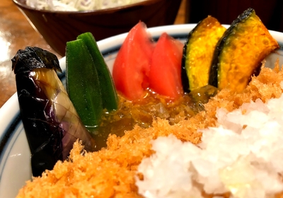 冷やしカレーかつ丼(渋谷かつ吉限定)3