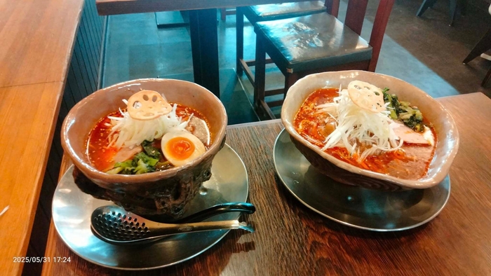 某ラーメン店より「火焔型ラーメン試作」