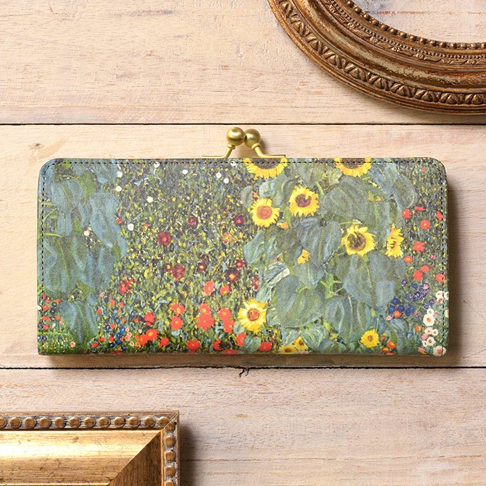 スリムガマグチ長財布 ガーデン