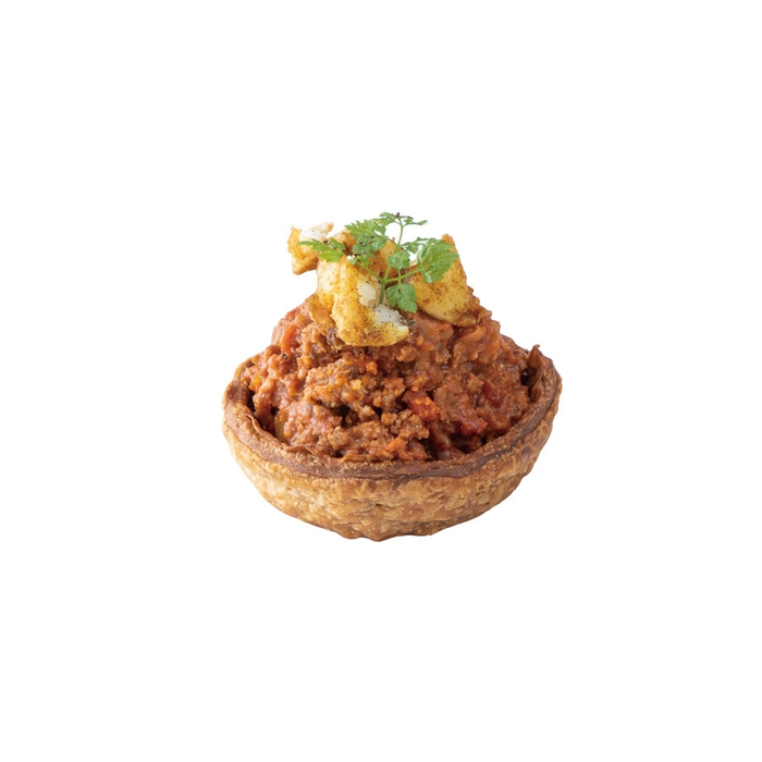 スパイシーポテトとジューシー和牛ミートパイ
