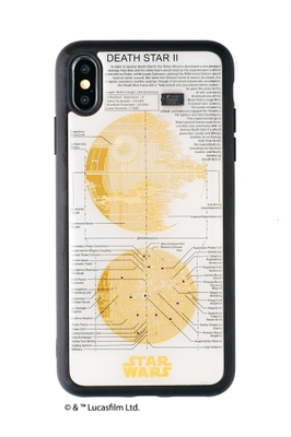 iPhoneXS Maxケース デススター 白