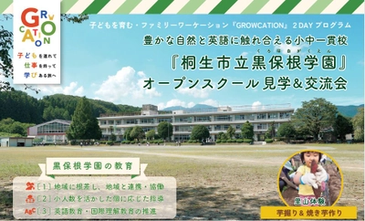 群馬県桐生市、桐生市関係人口創出事業のモニター参加者を募集中！【11月11日12日の2DAYプログラム！】