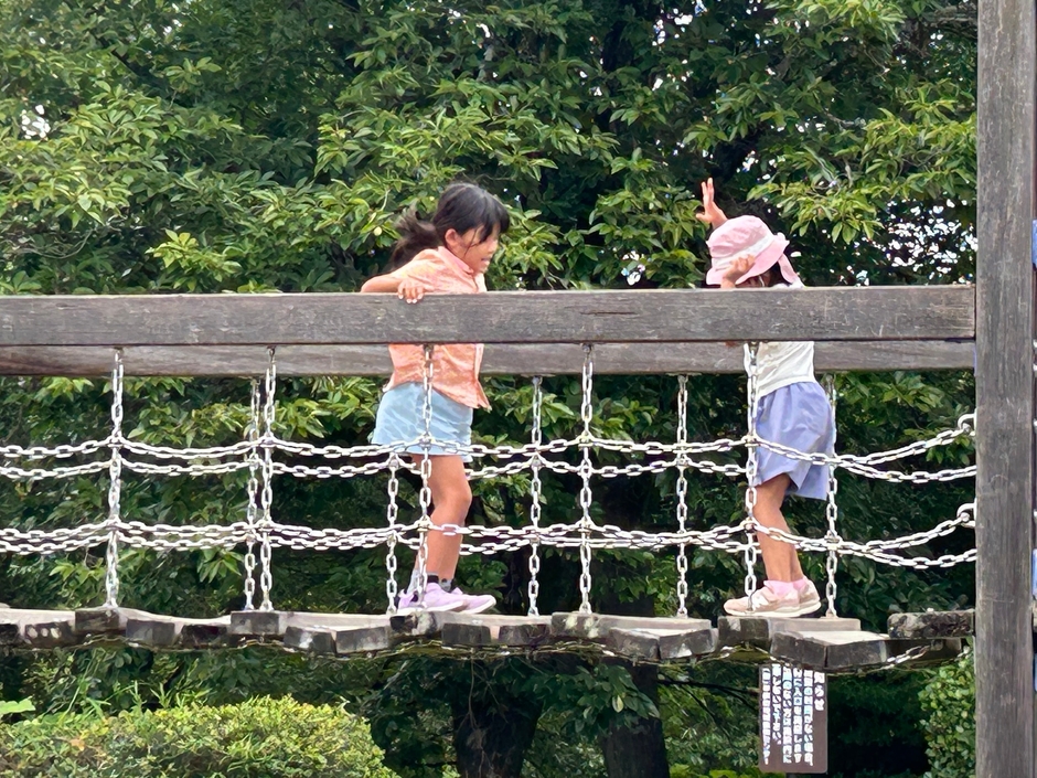 公園での外遊び