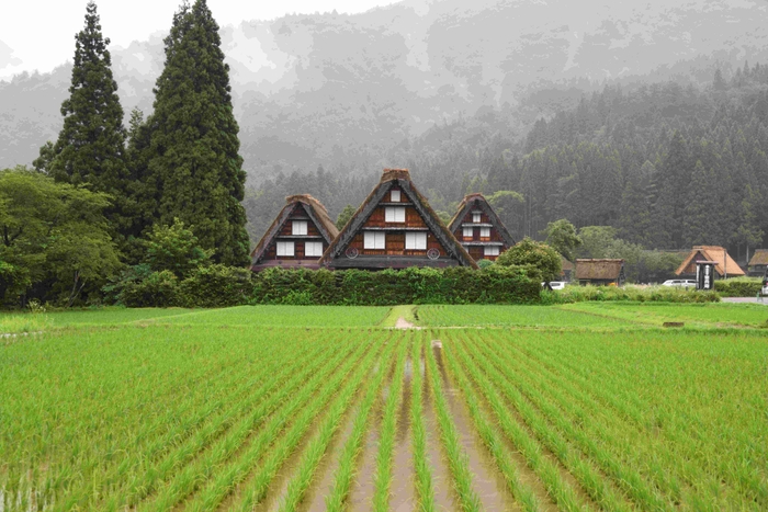 日本の原風景、世界遺産・白川郷