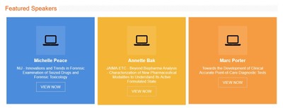 Pittcon 2021 WebページにおいてFeatured Speakersとして紹介