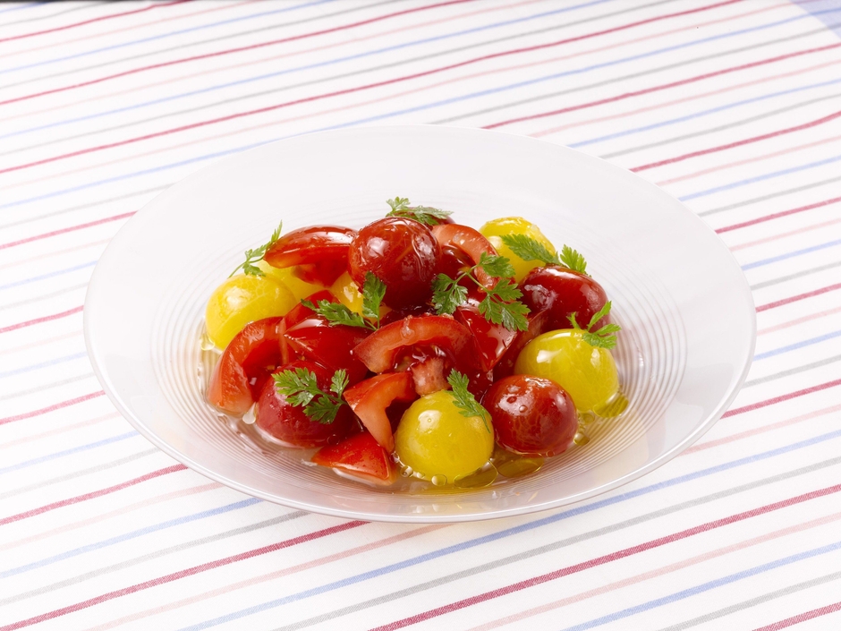 お酢を活用(食塩相当量0.3g) 「ミニトマトのピクルス」