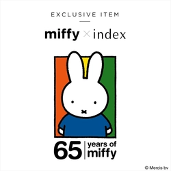 ～miffy誕生65周年を記念した、特別なコラボアイテム～ 「インデックス」が「miffy（ミッフィー）」とのコラボアイテム　　 11月16日（月）から店舗で販売スタート