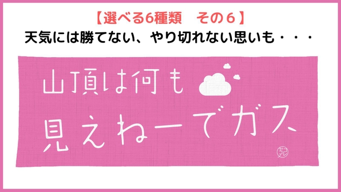 その6「山頂は何も見えねーでガス」