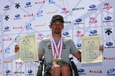 辰己博実選手　2種目で1位獲得