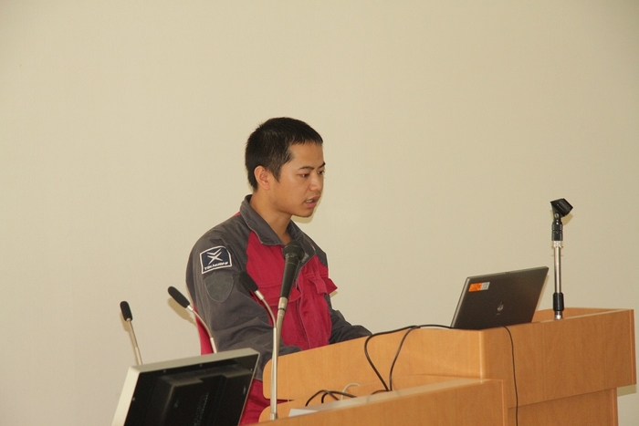 Presentation by chinese trainee