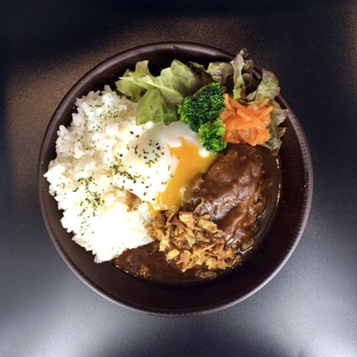 とろ～り温玉ロコモコ丼