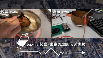 総合数理学部 宮下芳明研究室  遠隔でも同じ濃さの塩味をリアルタイムで体験できる 通信システム「TeleSalty」を開発