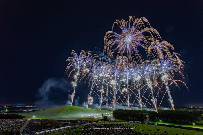 2023年9月2日 北海道モエレ沼芸術花火の様子