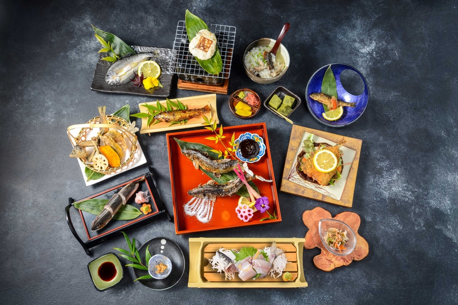 フルコース鮎づくし膳