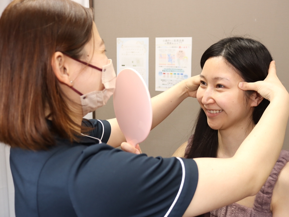 小顔矯正サロン初めての方も安心の個別カウンセリング