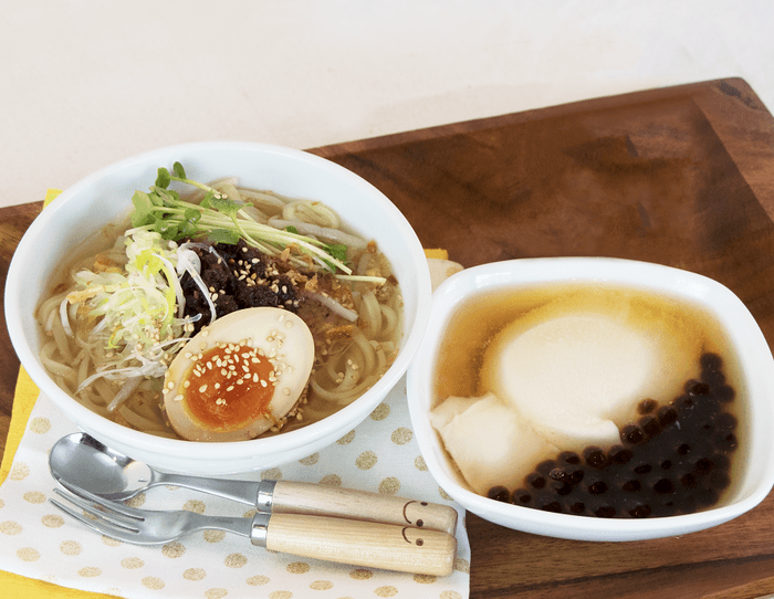 お子様セット(台湾湯麺・ミニ豆花)