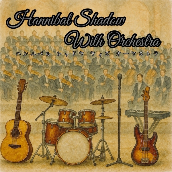 セルフカバーアルバム「Hannibal Shadow with Orchestra」ジャケットアート