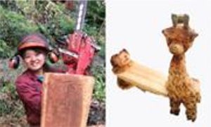 丸太切り大会&チェーンソー・パフォーマンスショー