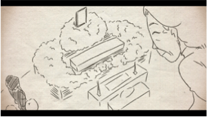 パラパラ漫画のワンシーン3