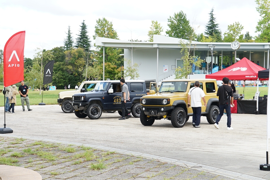 無料の外エリアでも展示やワークショップが多数！