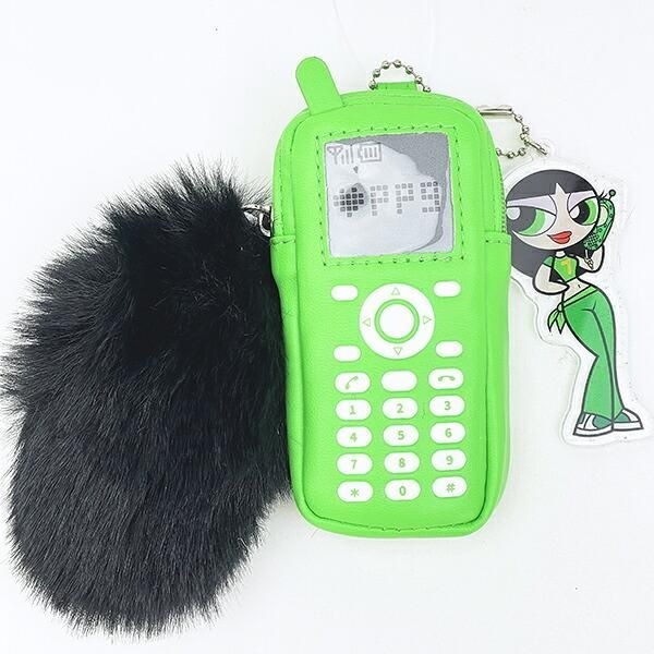 パワーパフガールズのケイタイモチーフポーチ