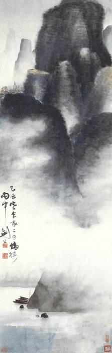 烟江疊嶂図
