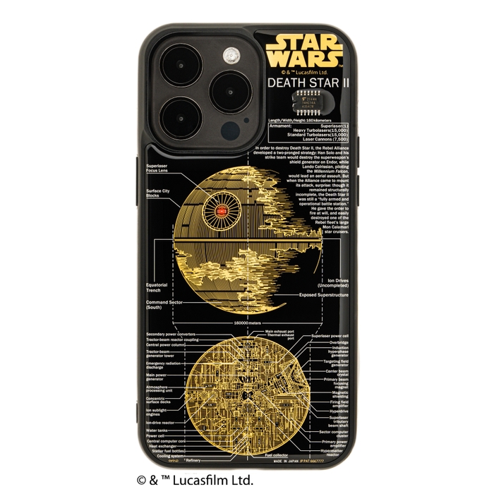 FLASH DEATH STAR 基板アート iPhone 15Pro Maxケース　