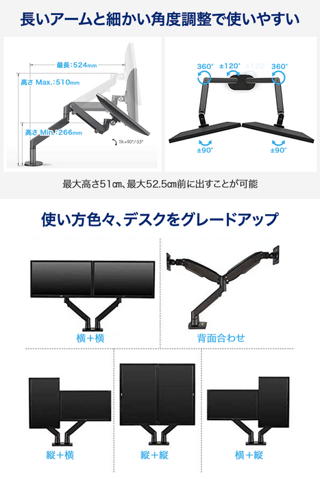 デスクをグレードアップ