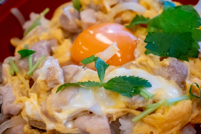 当館の人気メニュー 親子丼