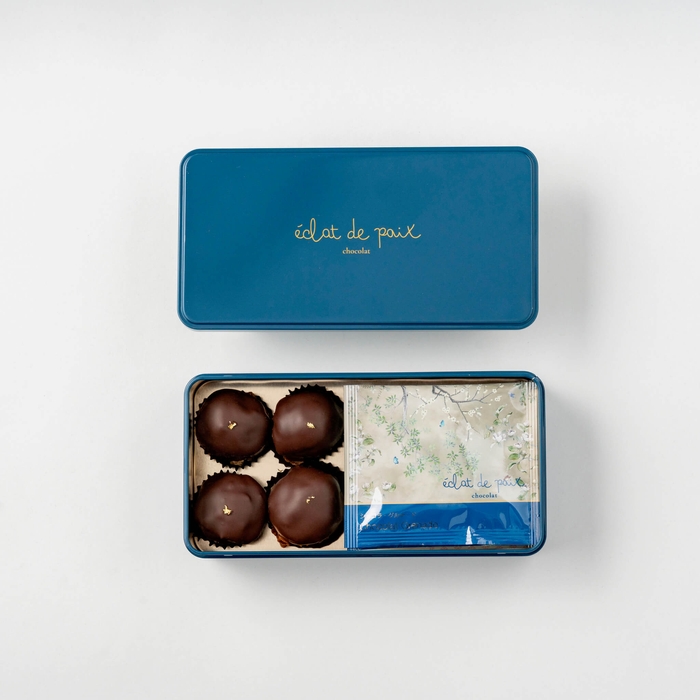 完熟南高梅のトリュフチョコレート4個+ティーバッグ6個