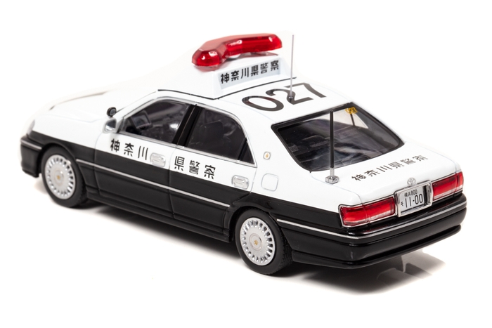 1/43 トヨタ クラウン 2004 神奈川県警察地域部自動車警ら隊車両(027)：左後