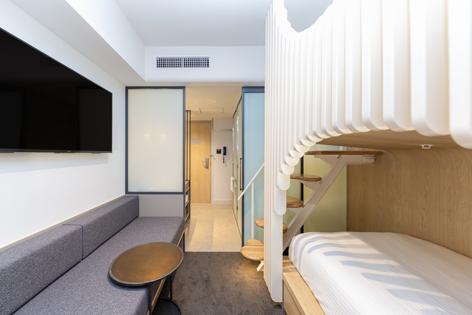 バンクベッドルーム　2名利用時