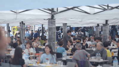 予約席の様子