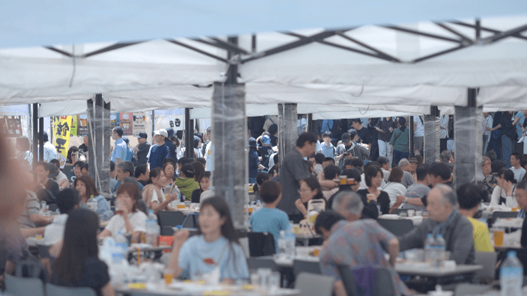 予約席の様子
