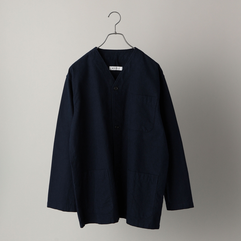 UK MILITARY COVER NEL SHIRT ¥13,970(inc. tax) MD.GRAY / NAVY