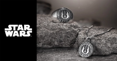 『スター・ウォーズ』新作ジュエリー。「ジェダイ・オーダー」 ネックレス＆リング（指輪）、ケイウノから4/29（水・祝）発売
