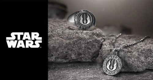 『スター・ウォーズ』新作ジュエリー。「ジェダイ・オーダー」 ネックレス＆リング（指輪）、ケイウノから4/29（水・祝）発売
