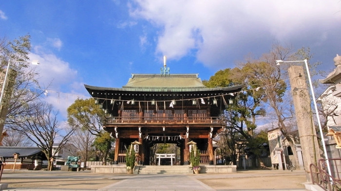 石切劔箭神社の様子