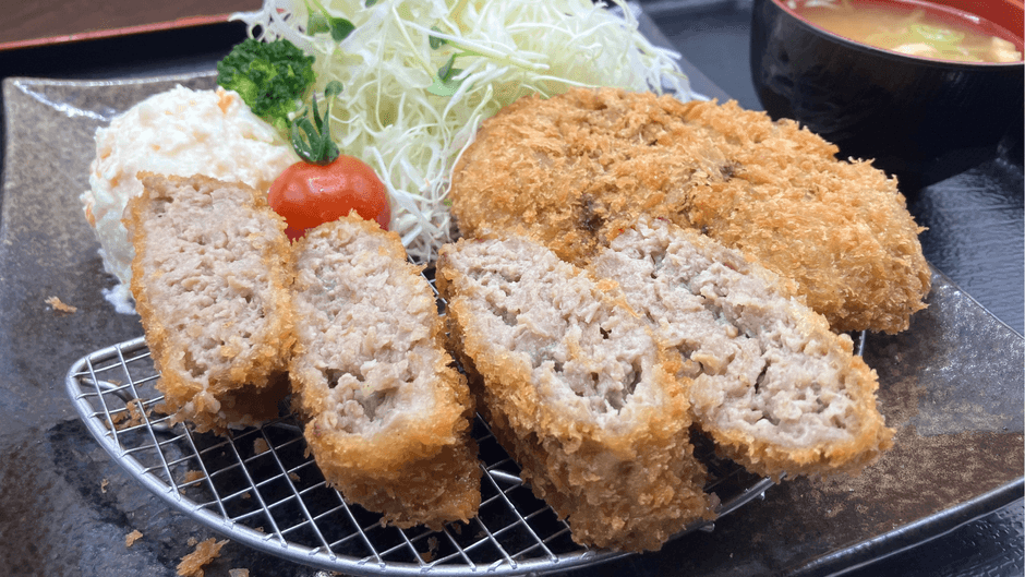 メンチカツ定食