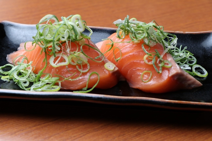 寿司6 サーモン~垂れ握り