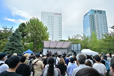 2024年度の錦糸公園パークステージでのイベントの様子