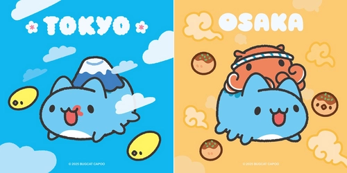 台湾発の大人気キャラクター 「カプー(貓貓蟲咖波・Bugcat Capoo)」の 東京・大阪ポップアップ開催！